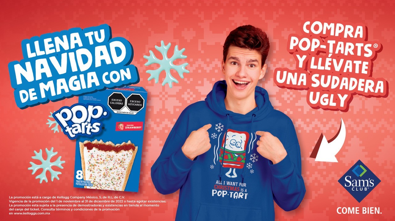 Banner de Kellogg's® - Llena tu navidad de magia con Pop Tarts®