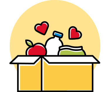 caja de alimentos