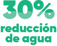 Reducción de agua